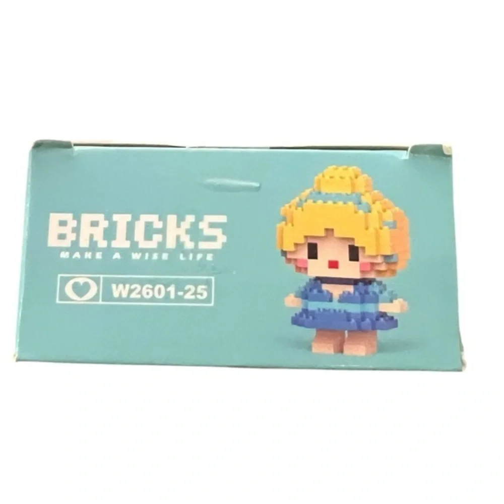Mini Anime Princess Character‎ Micro Building Blocks NEW 162 Pieces W2601-25